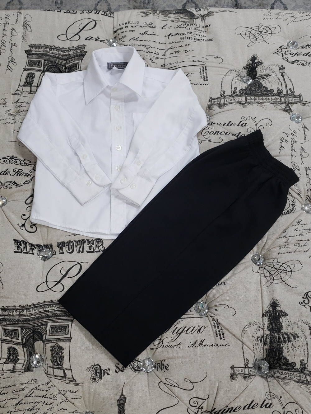 🇨🇦  Boys' Two-Piece Shirt and Trousers Set for Special Occasions